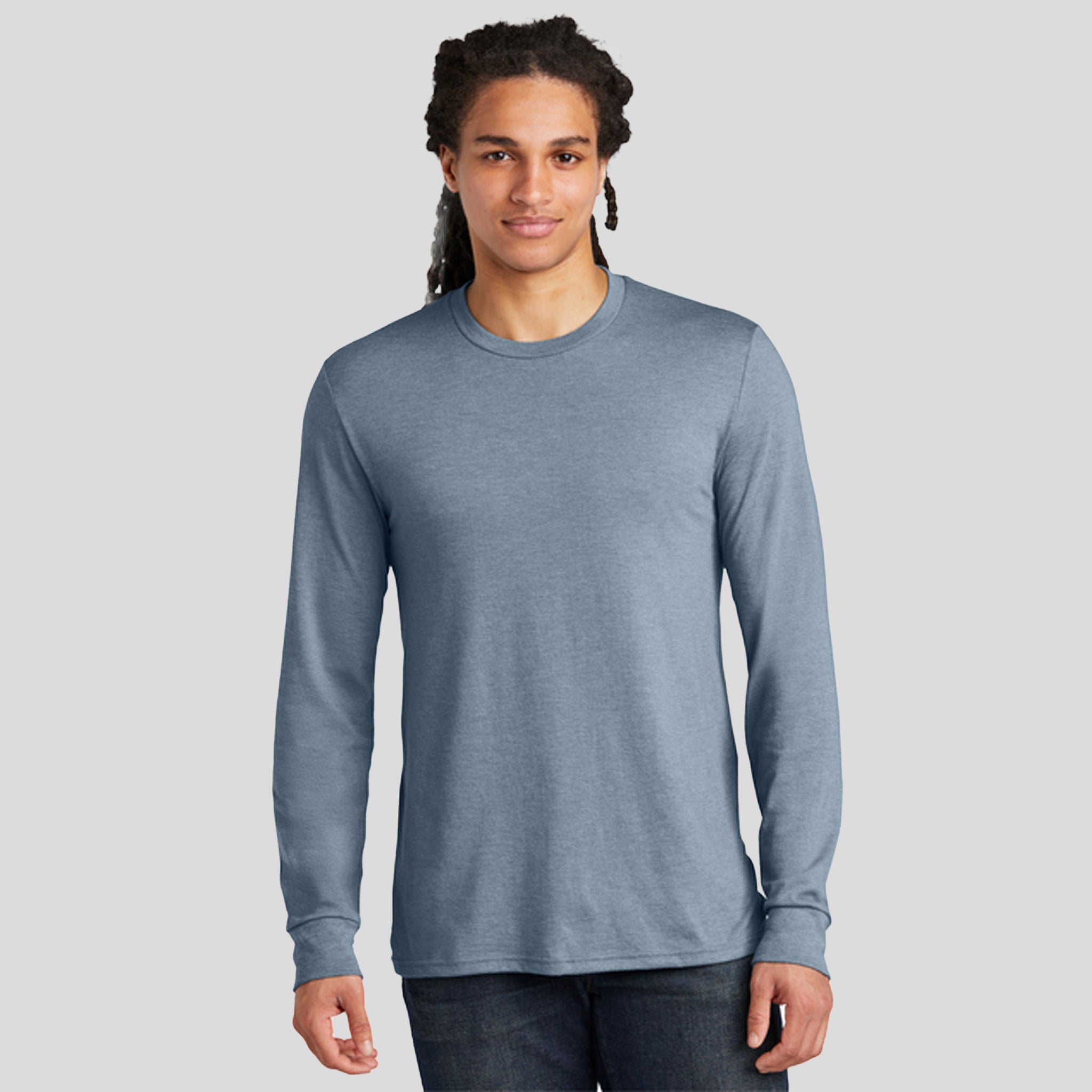 Perfect TriĀ® Long Sleeve Tee | Flint Blue Heather