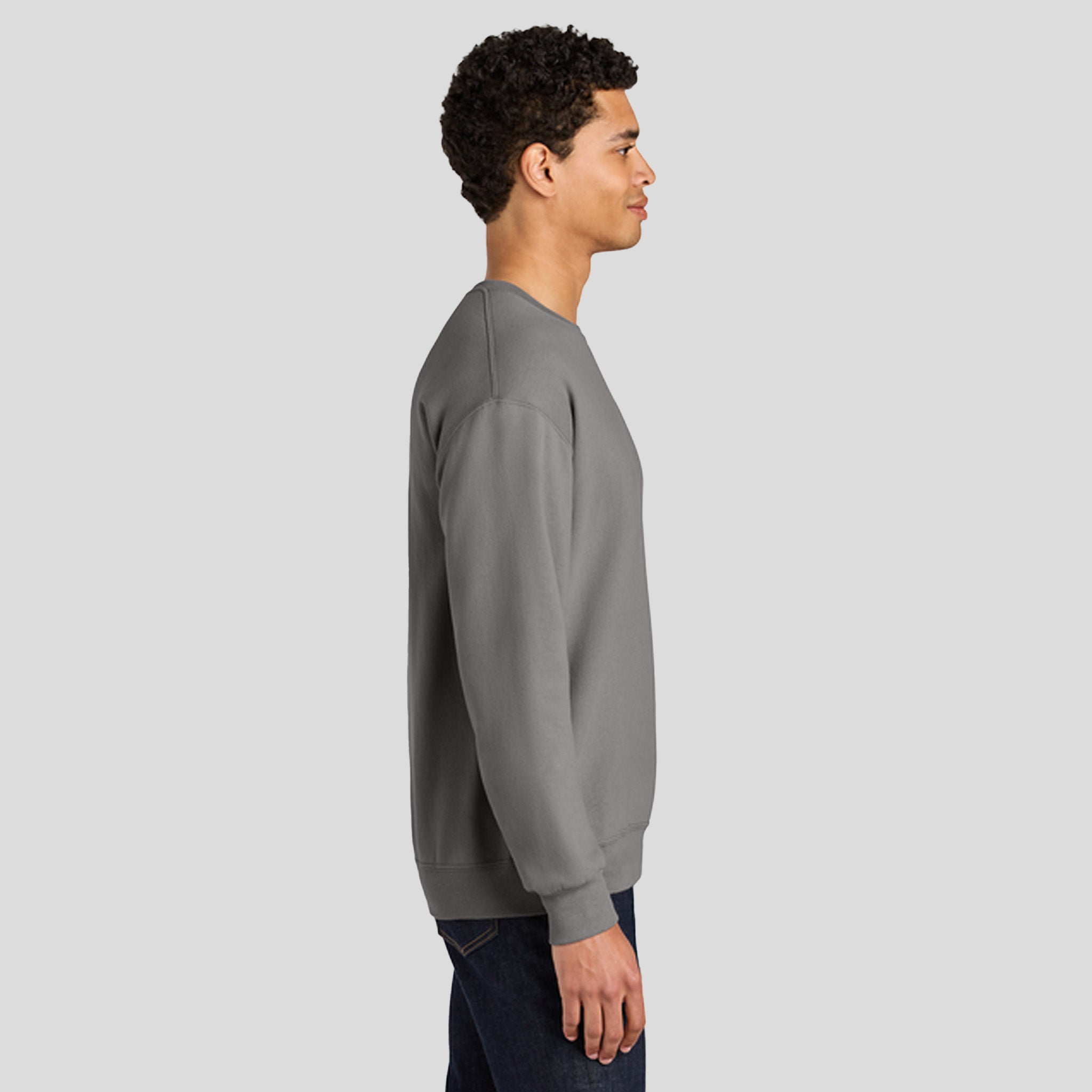 Ultimate⢠Unisex CVC Ring Spun Crewneck Sweatshirt | Rock