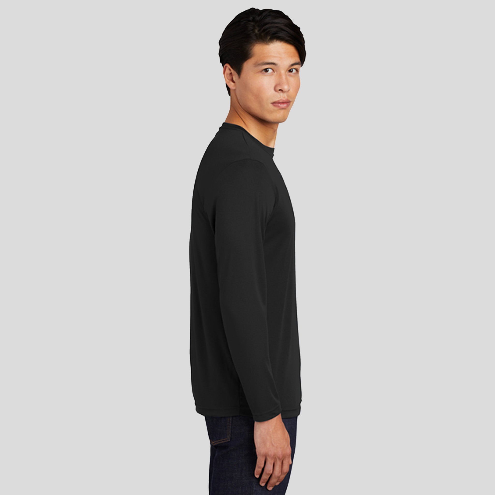Tall Long Sleeve PosiCharge® Competitor⢠Tee | Black