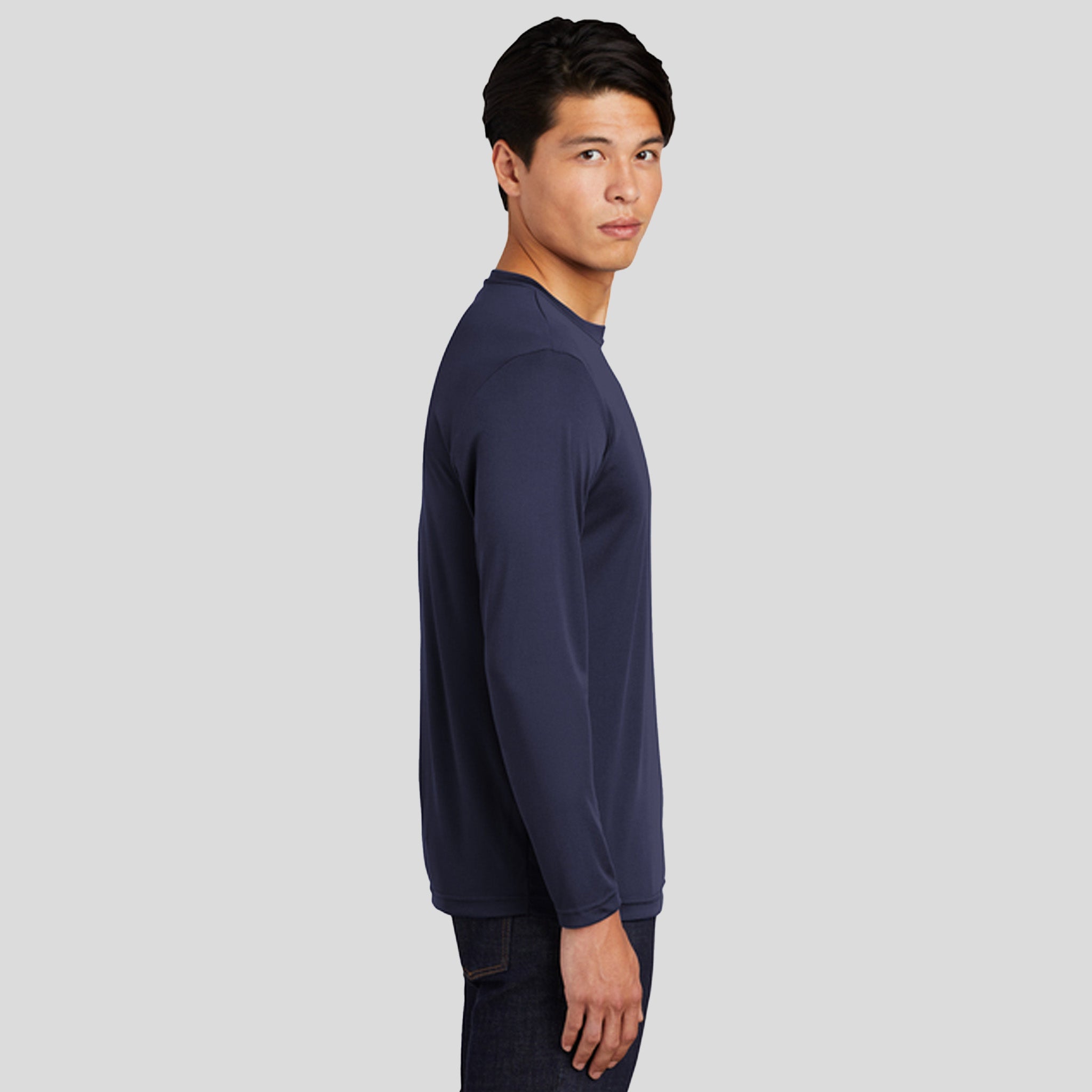 Tall Long Sleeve PosiCharge® Competitor⢠Tee | True Navy