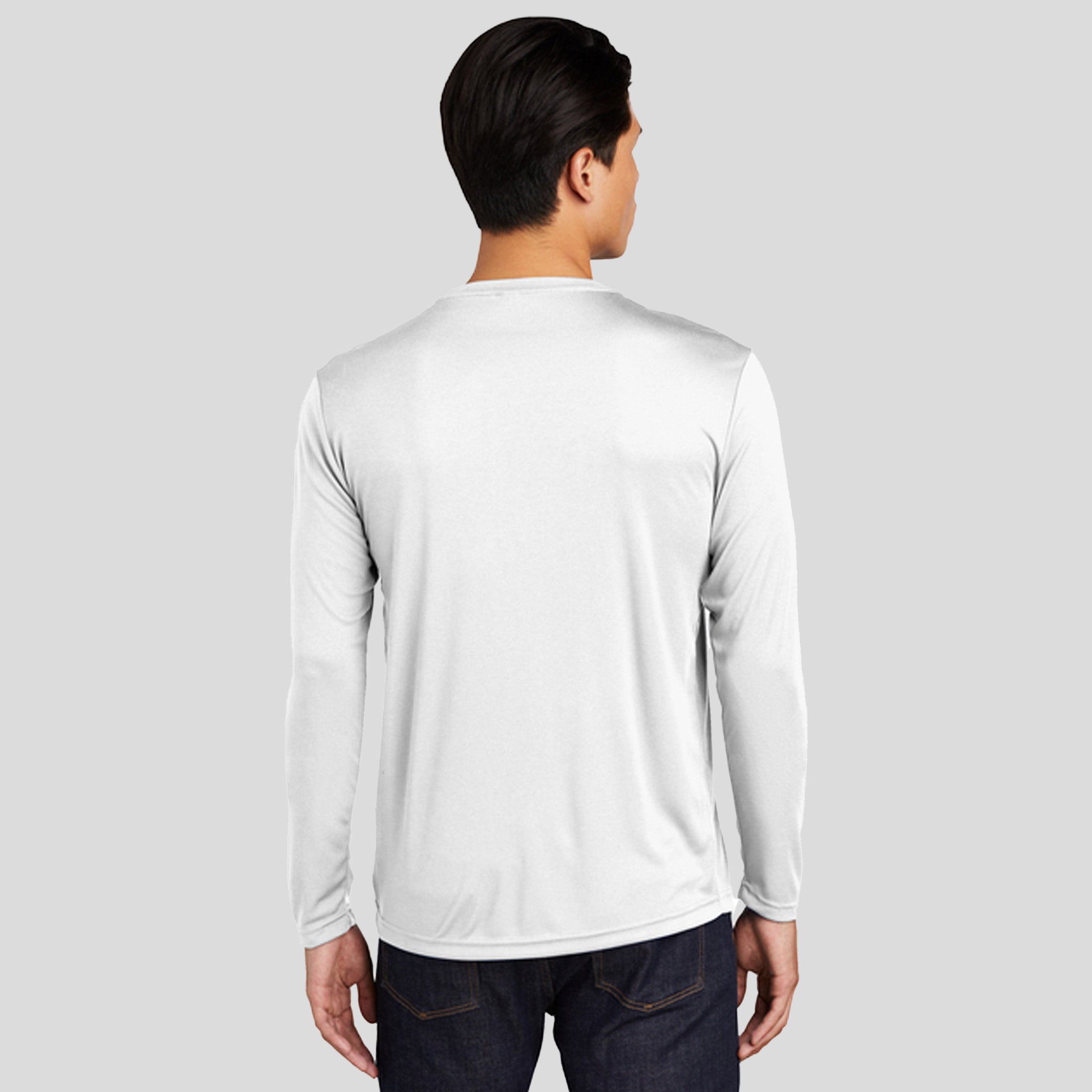 Tall Long Sleeve PosiCharge® Competitor⢠Tee | White