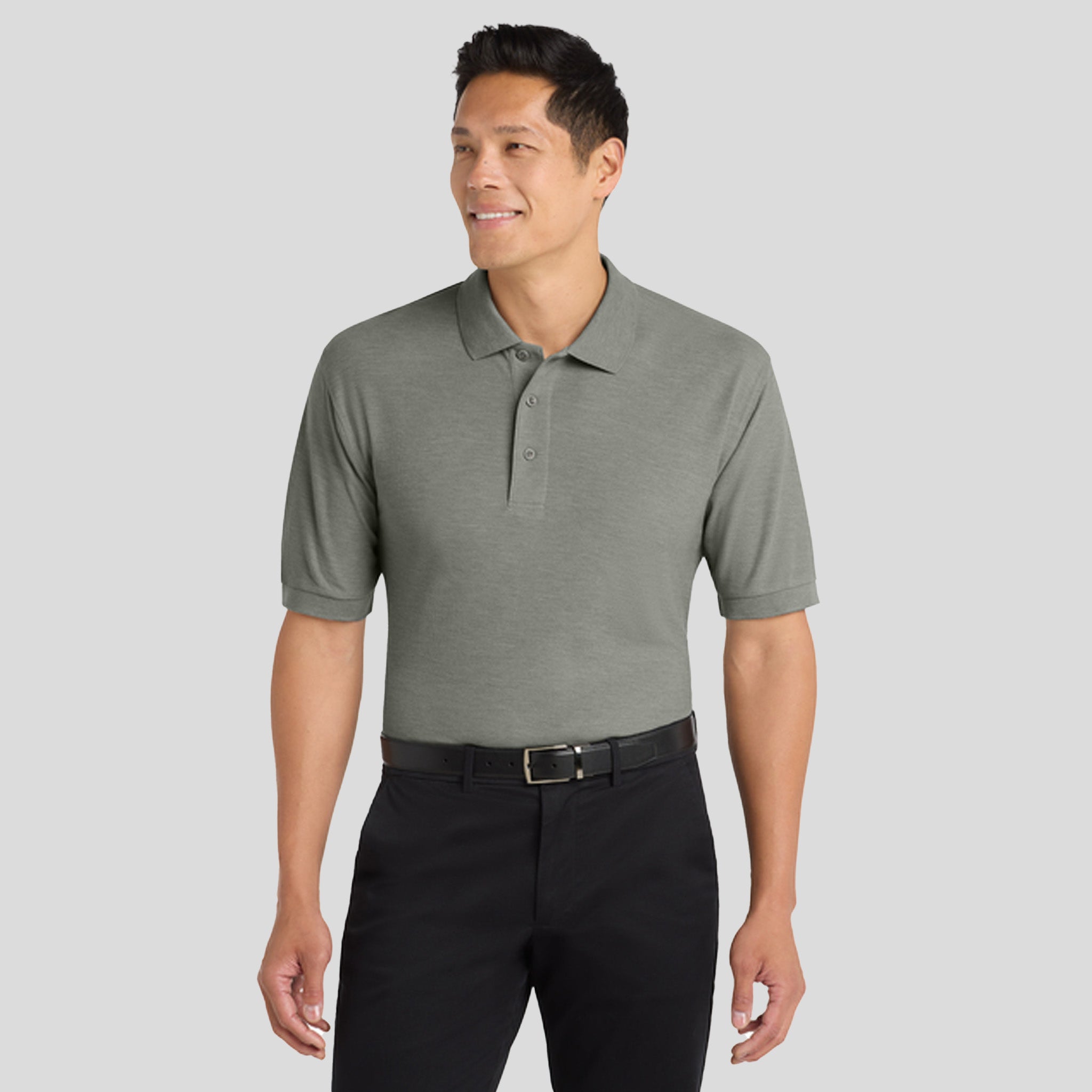 Silk Touchâ„¢ Polo | Cool Grey