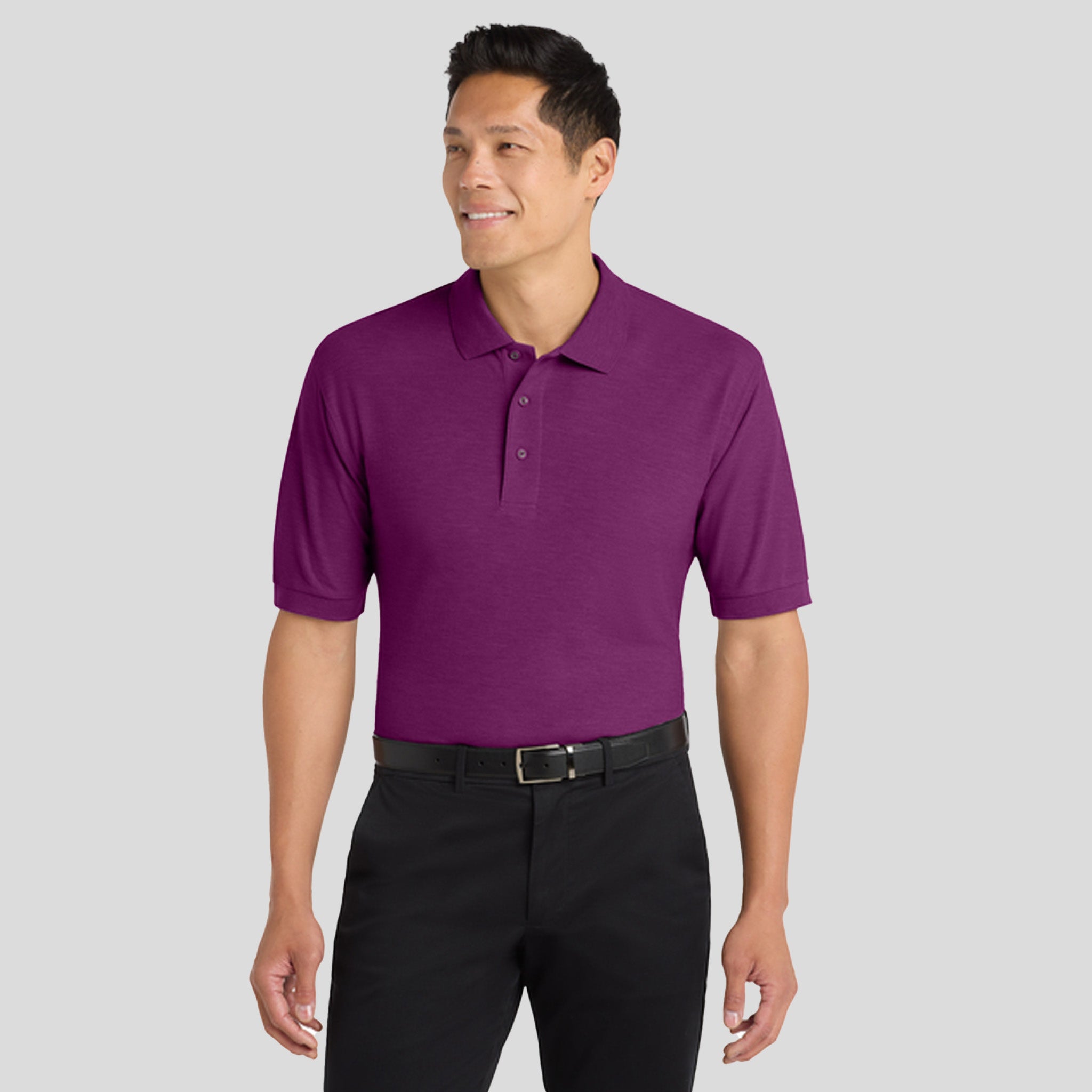 Silk Touchâ„¢ Polo | Deep Berry