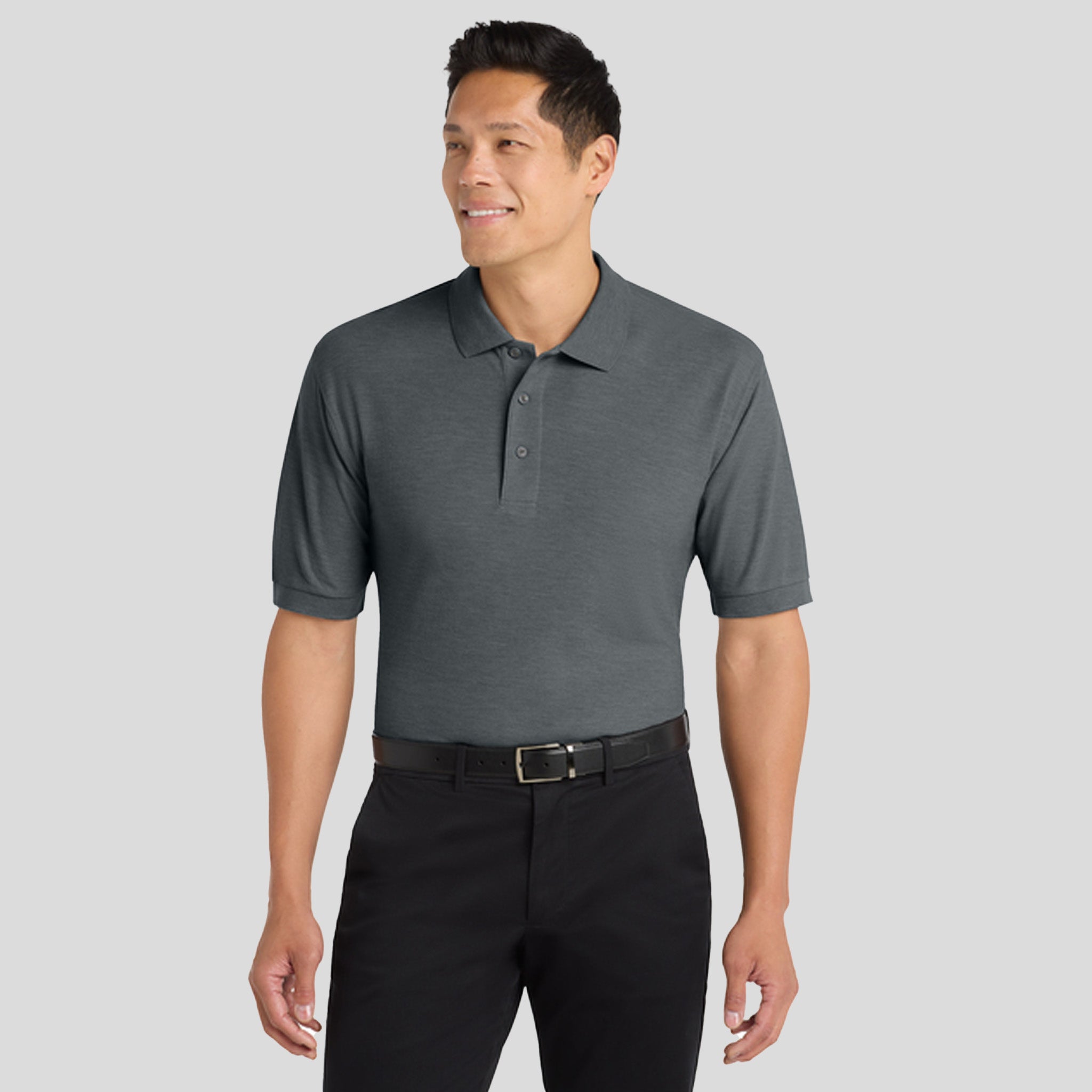 Silk Touchâ„¢ Polo | Steel Grey
