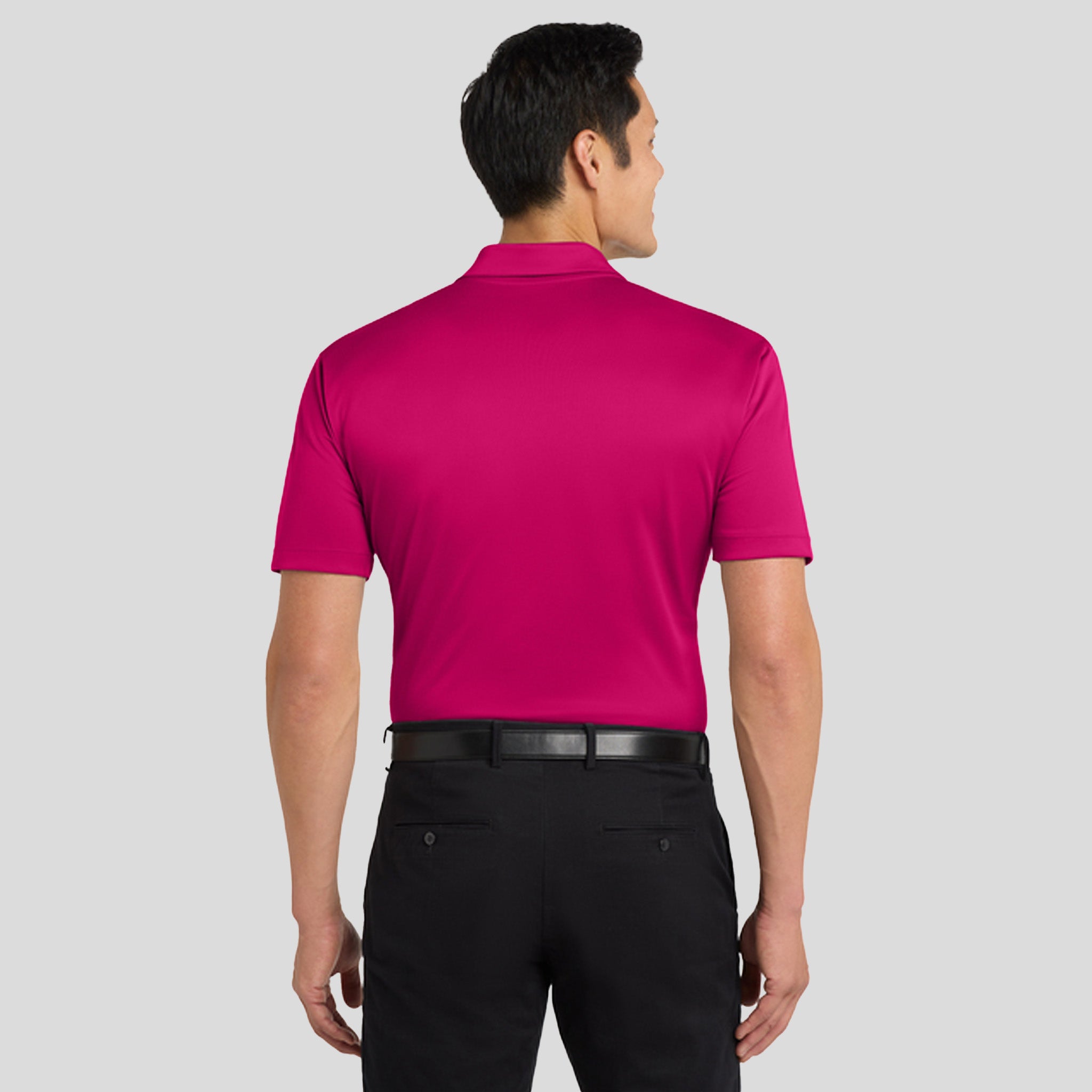 Men's Silk Touchâ„¢ Performance Polo | Pink Raspberry