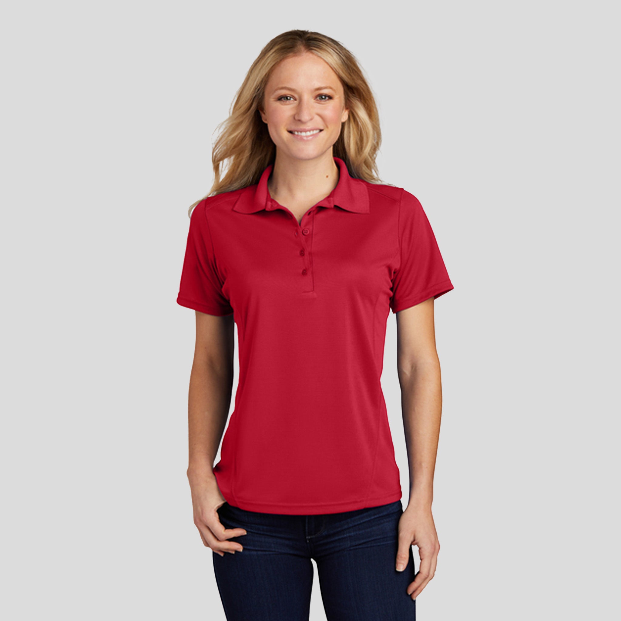 Women's Dry ZoneĀ® Raglan Accent Polo | True Red