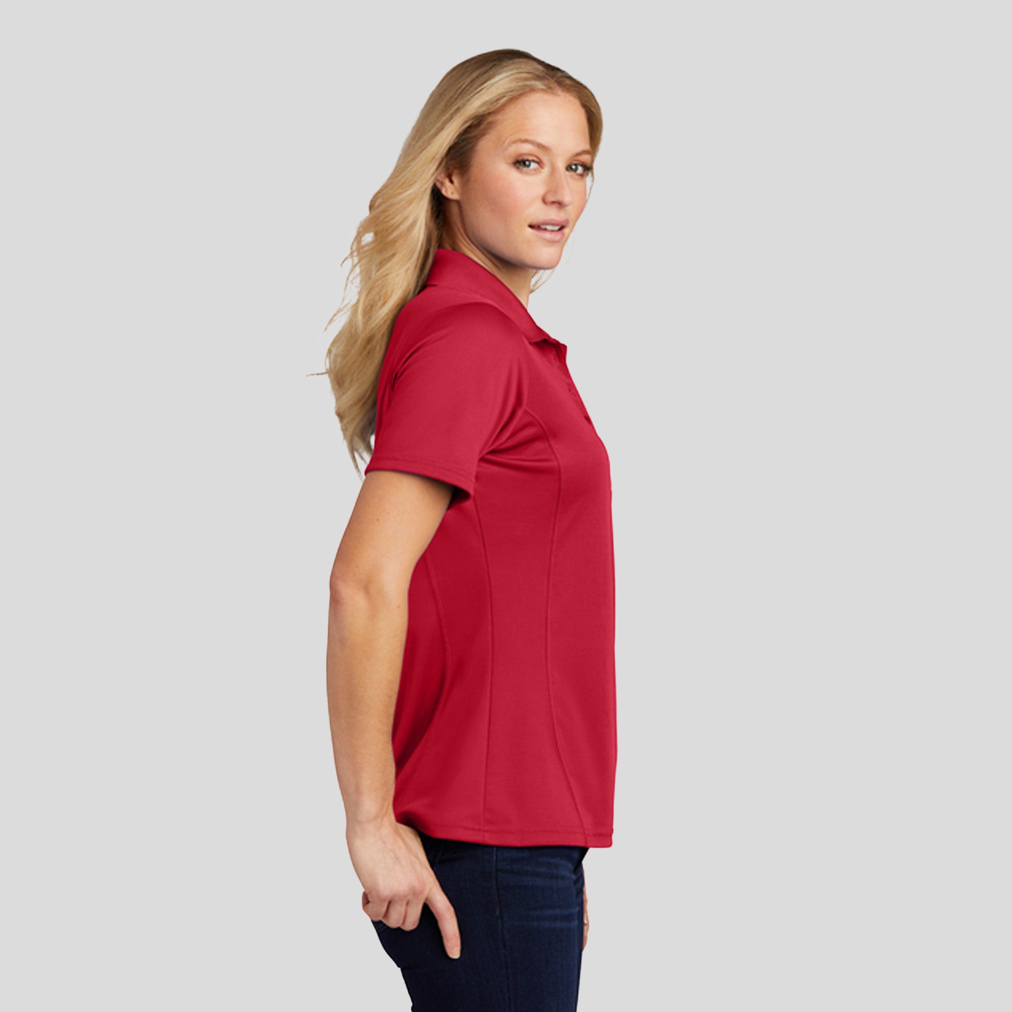 Women's Dry ZoneĀ® Raglan Accent Polo | True Red