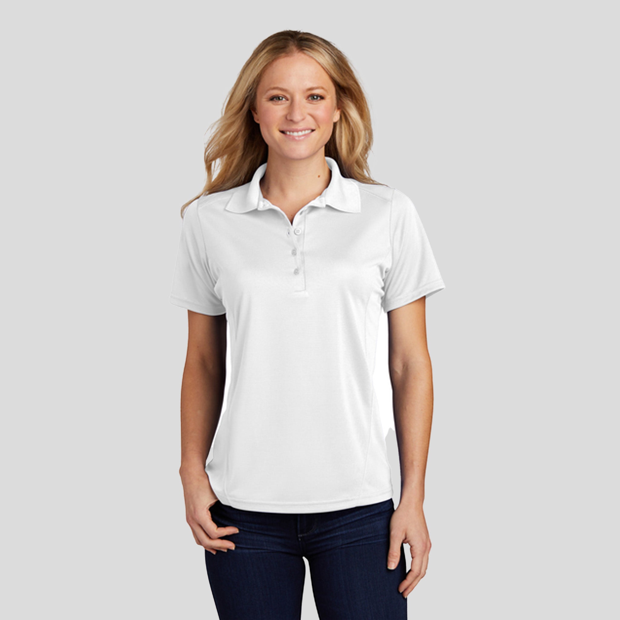 Women's Dry ZoneĀ® Raglan Accent Polo | White