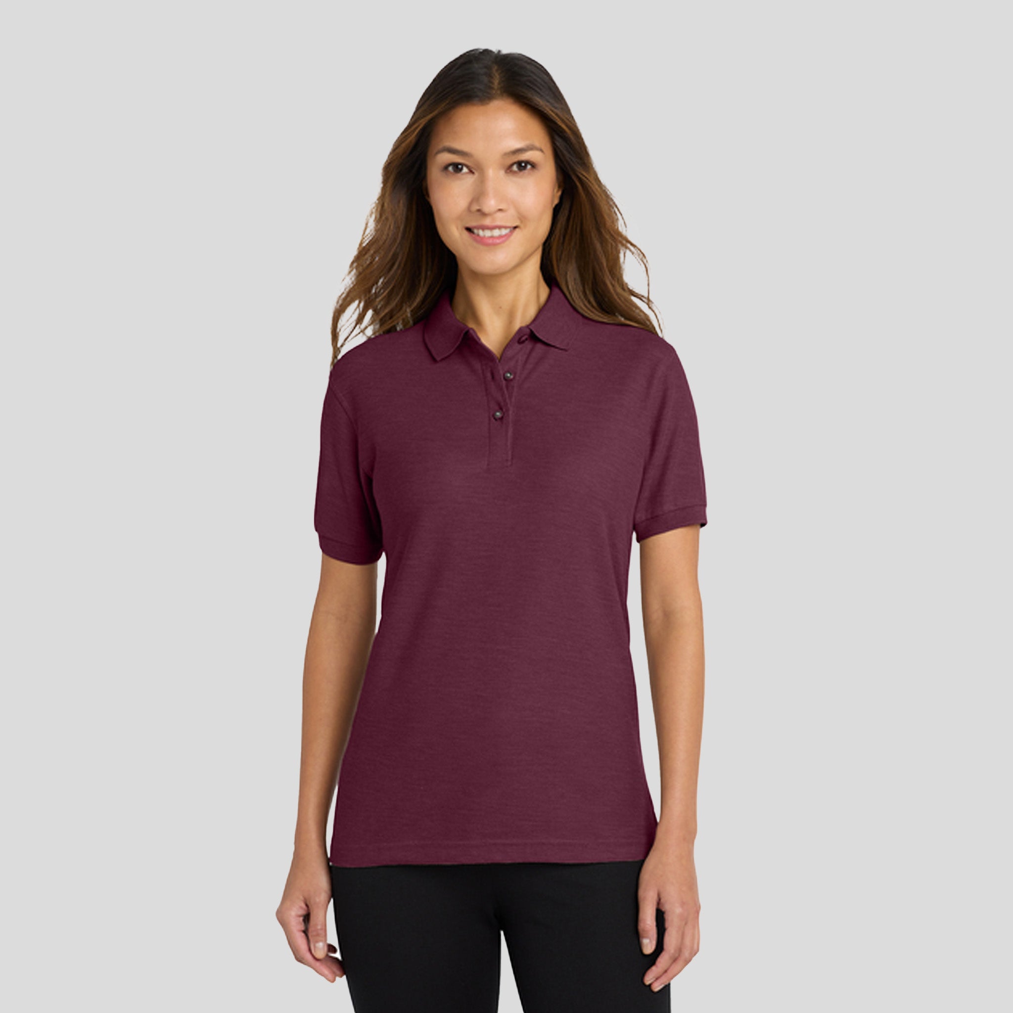 Women's Silk Touchâ„¢ Polo | Burgundy