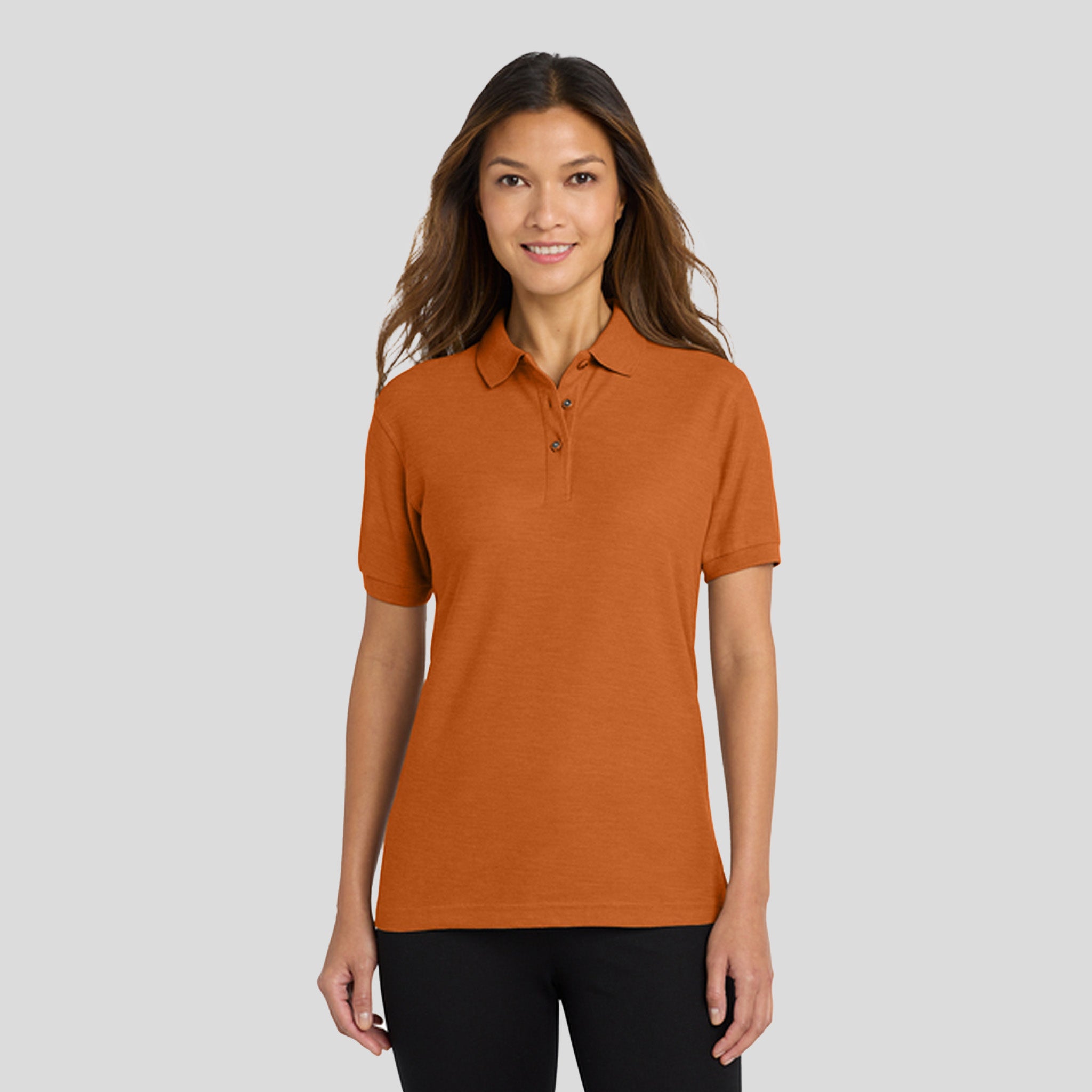 Women's Silk Touchâ„¢ Polo | Texas Orange