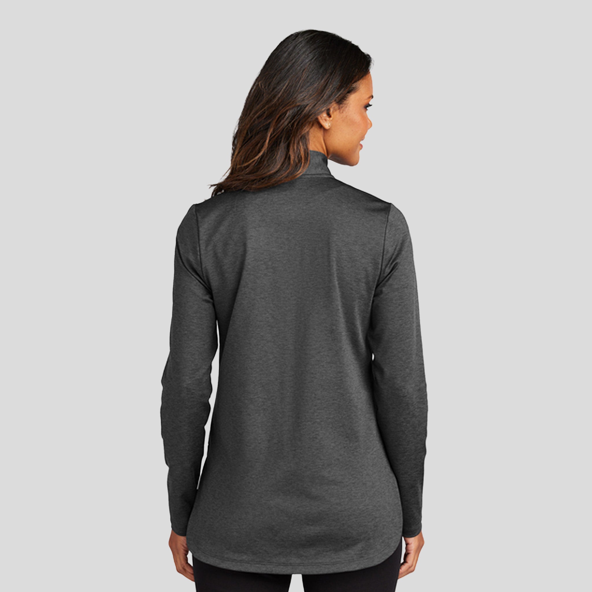 Women's C-FREEĀ® Double Knit 1/4-Zip | Grey Steel Heather
