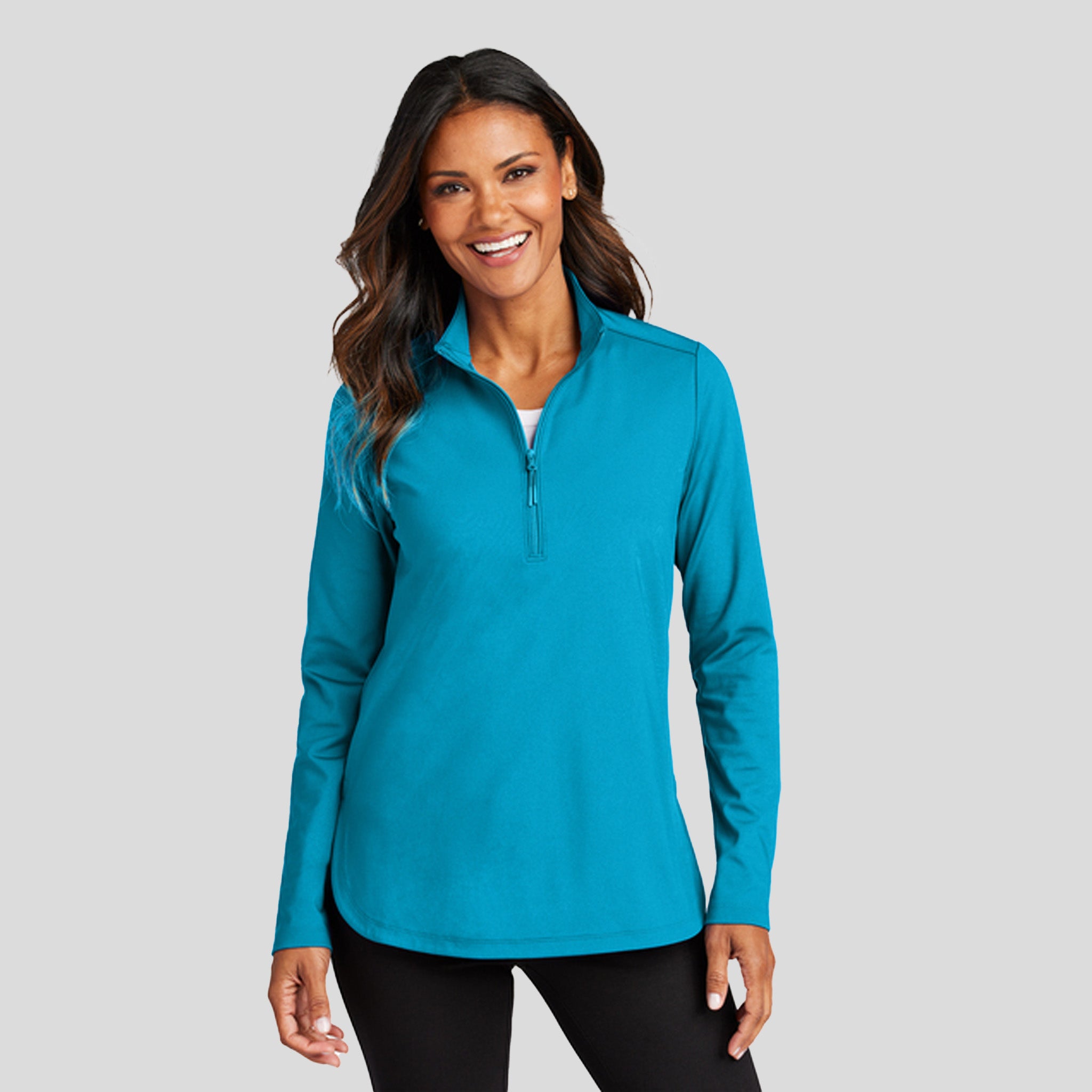 Women's C-FREEĀ® Double Knit 1/4-Zip | Parcel Blue
