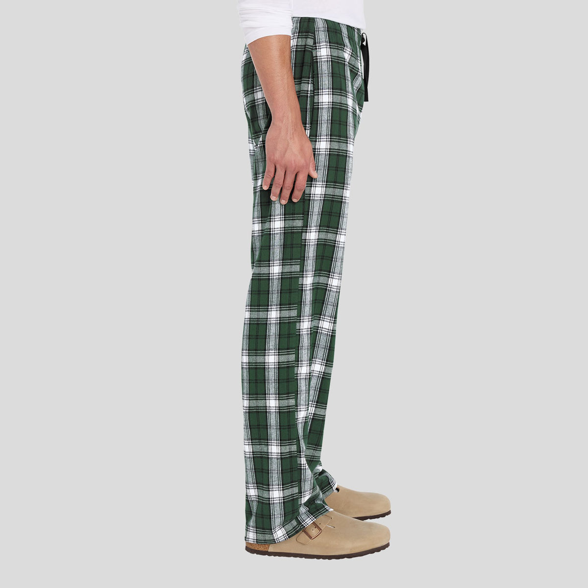Flannel Pocket Pant | Dark Green Tartan Plaid