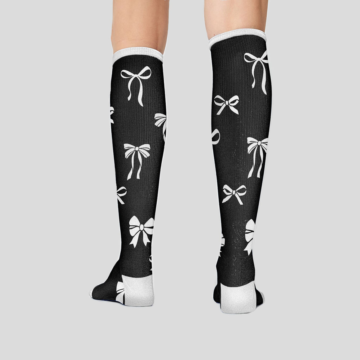 Women's 10-15mmHg Compression Socks | Romantic Bows