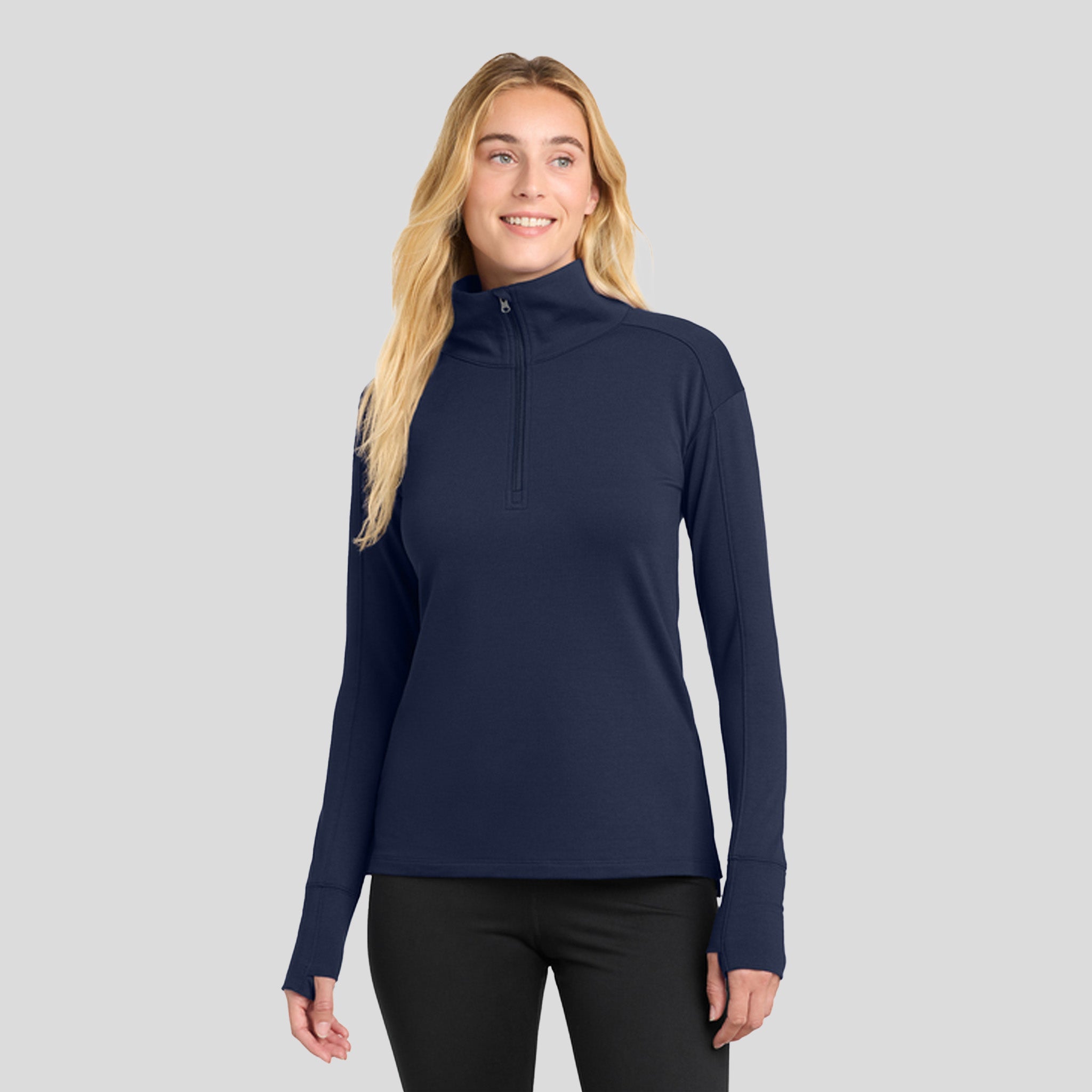 Women's Sport-Wick® Flex Fleece 1/4-Zip | True Navy