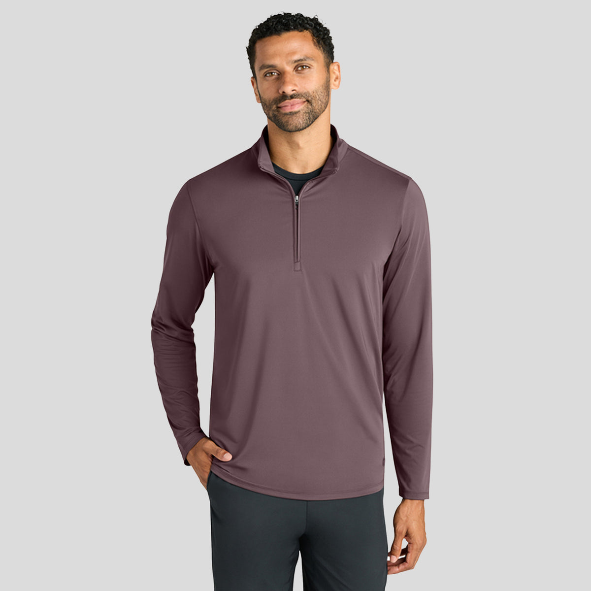 Men's Regain 1/4-Zip | Ashen Plum