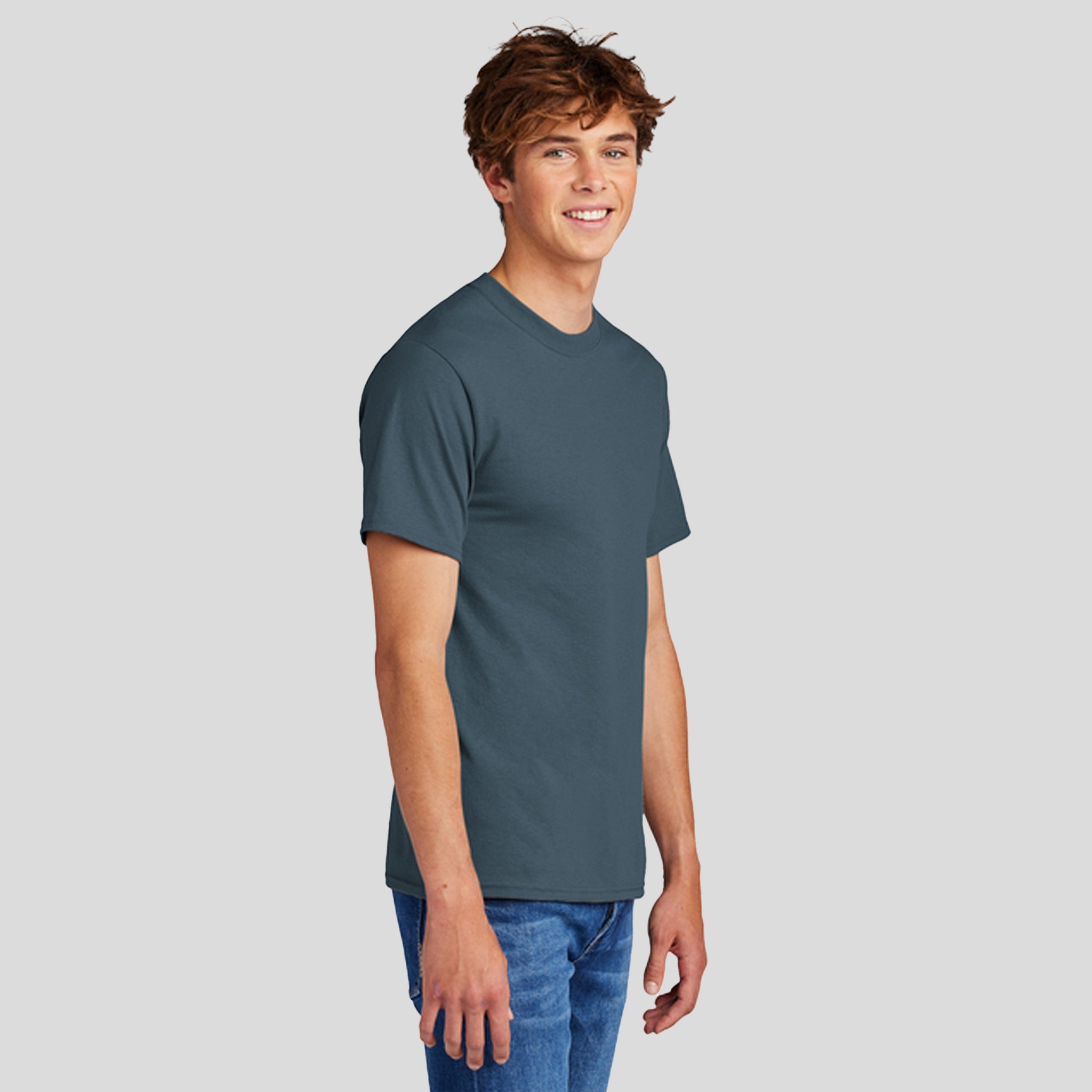 Core Blend Tee | Steel Blue